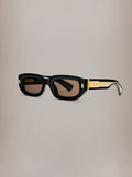 FAIRFAX EXPOSED EXTERNAL SUNGLASSES - Black Gold