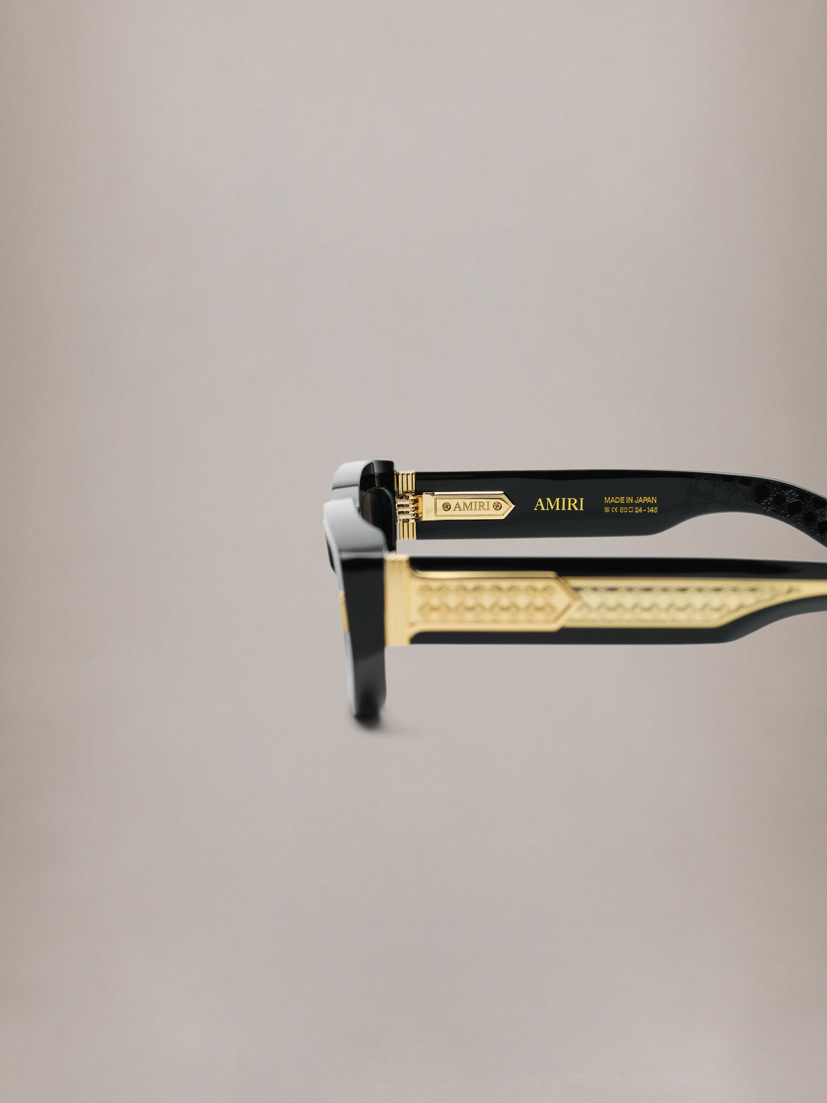 FAIRFAX EXPOSED EXTERNAL SUNGLASSES - Black Gold
