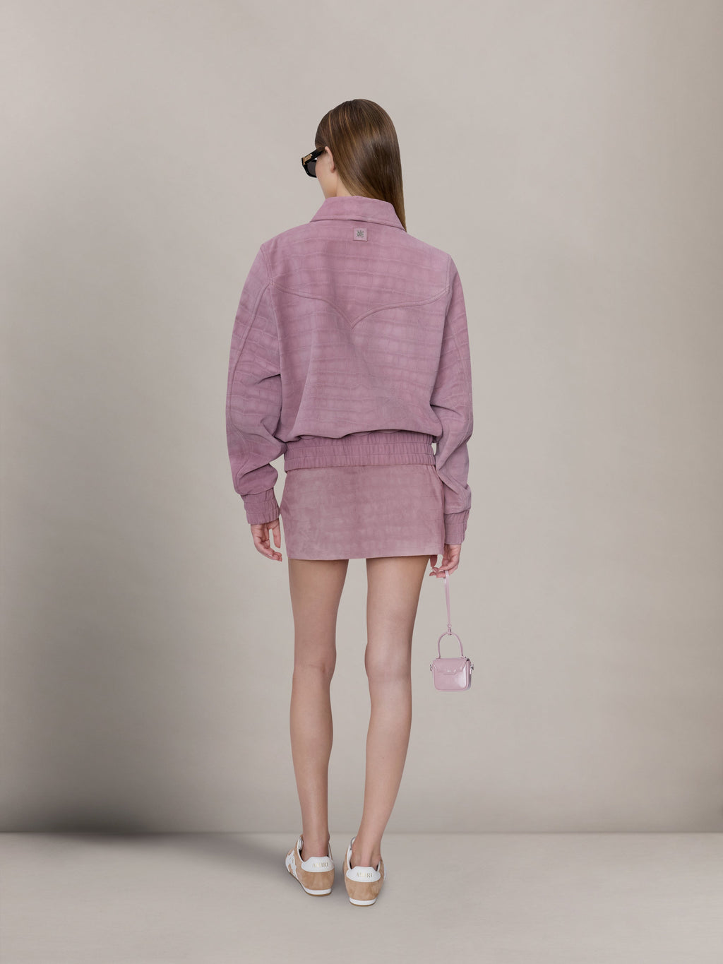 WOMEN - WOMEN'S CROC SUEDE MINI SKIRT - Dusk
