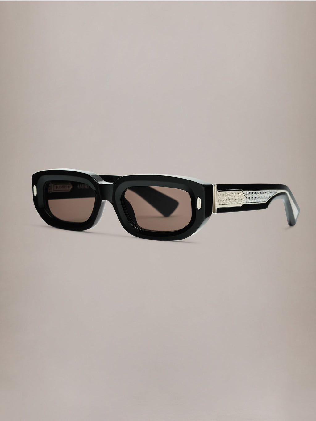 FAIRFAX EXPOSED EXTERNAL SUNGLASSES - Black Silver