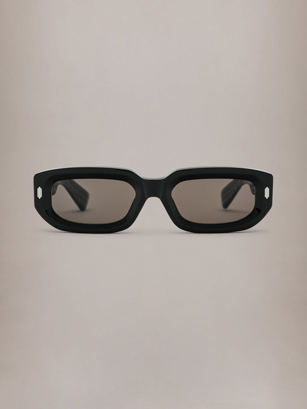 FAIRFAX EXPOSED EXTERNAL SUNGLASSES - Black Silver