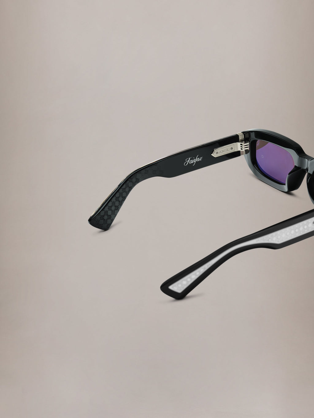 FAIRFAX EXPOSED EXTERNAL SUNGLASSES - Black Silver