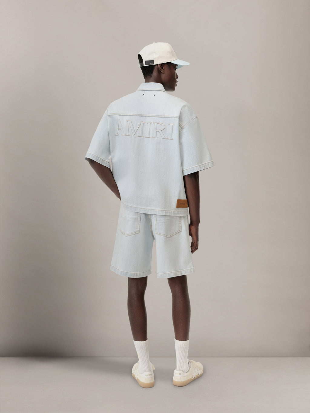 AMIRI 3D 5 POCKET SHORT - Light Indigo
