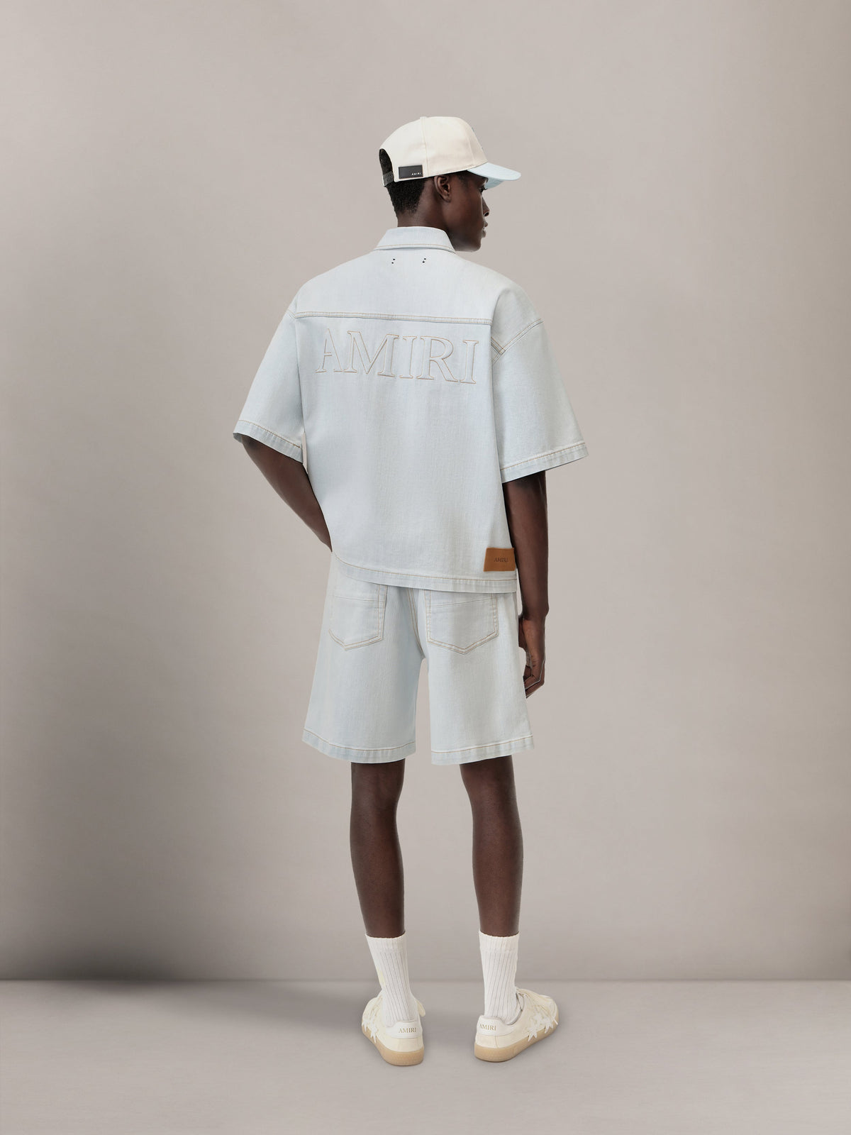 AMIRI 3D 5 POCKET SHORT - Light Indigo