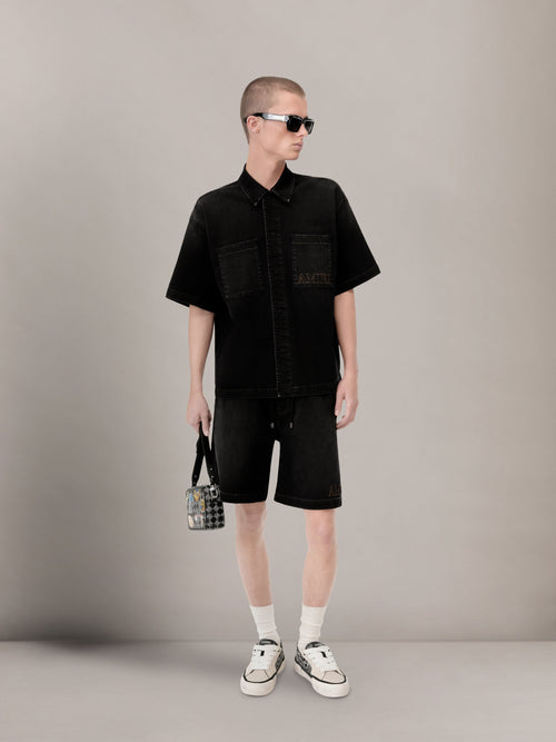 AMIRI 3D 5 POCKET SHORT - Vintage Black