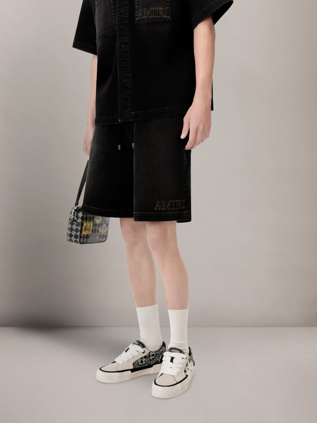AMIRI 3D 5 POCKET SHORT - Vintage Black