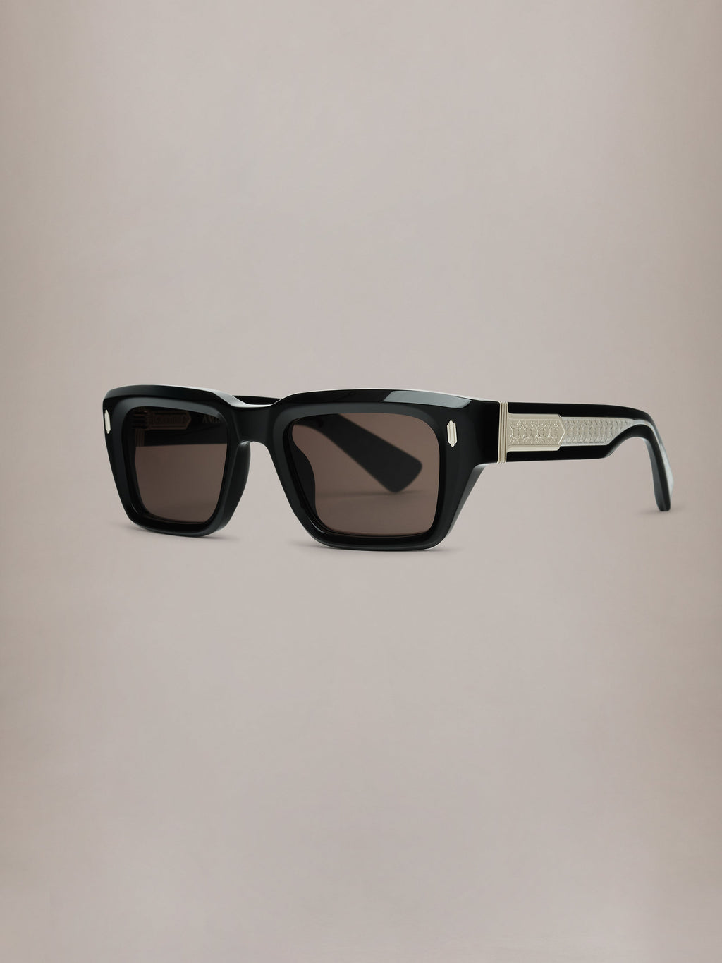 HOLLYWOOD SUNGLASSES - Black Silver