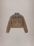 WOMEN - WOMEN'S FLOCK VINTAGE CUT DENIM JACKET - Fossil
