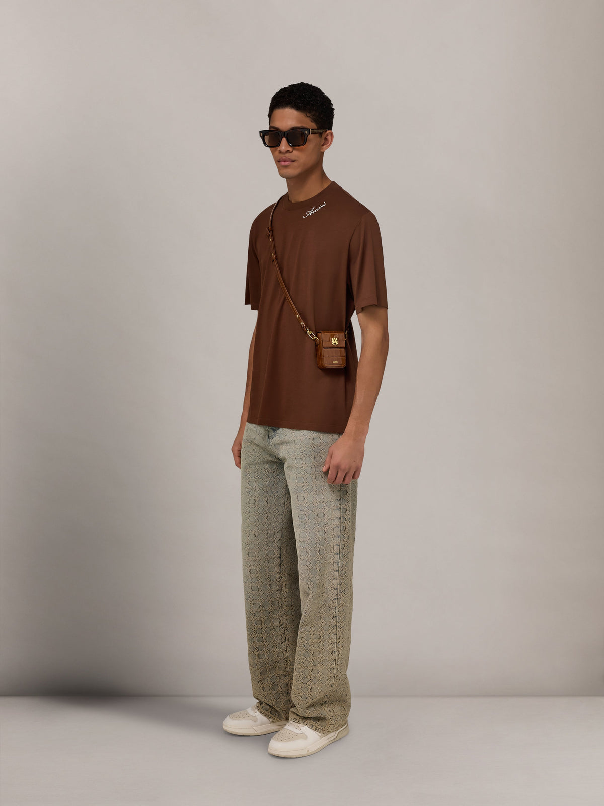 MA QUAD JACQUARD BAGGY JEAN - Multi
