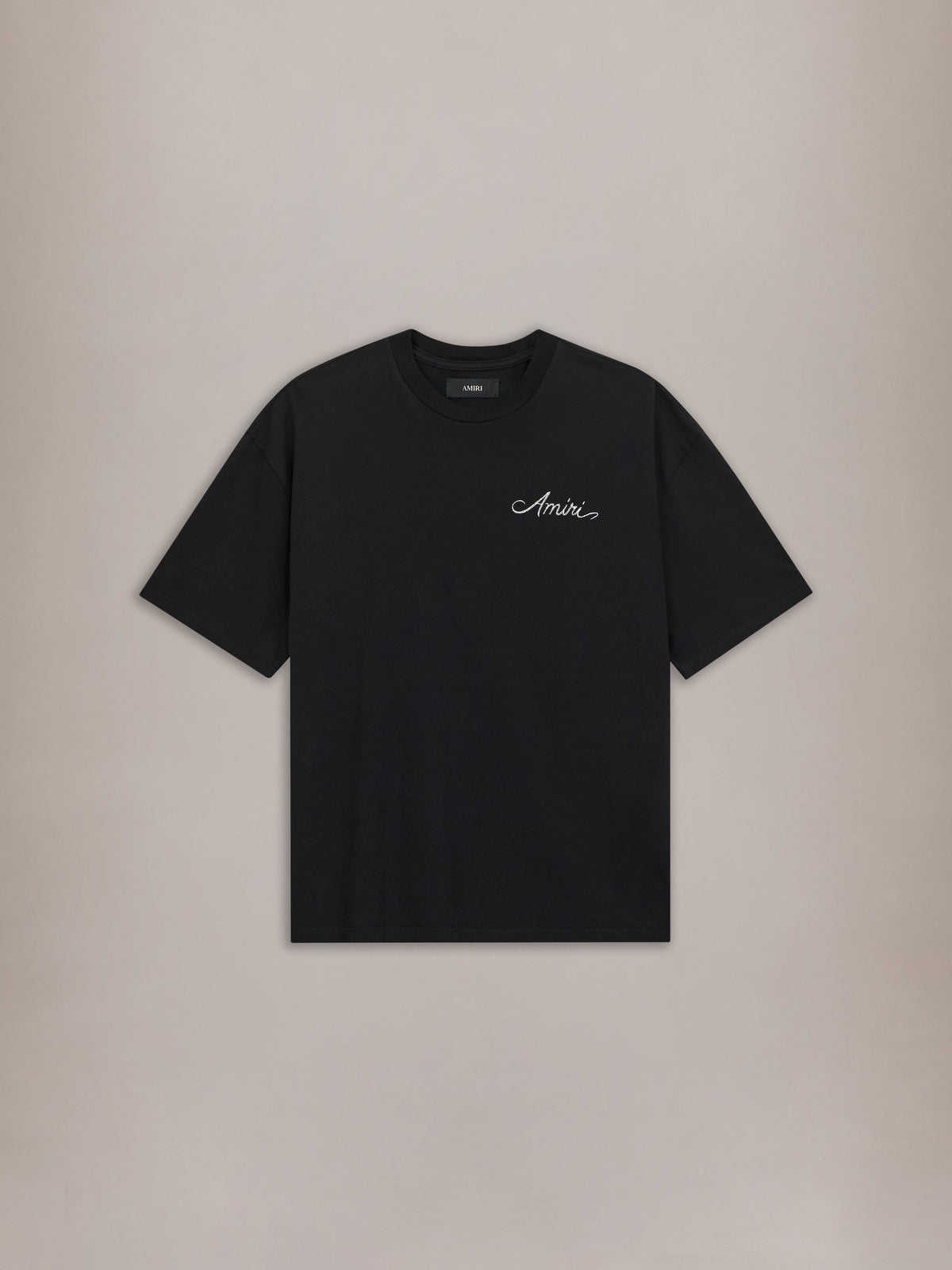 MA QUAD CHECKERBOARD OVERSIZED TEE - Black