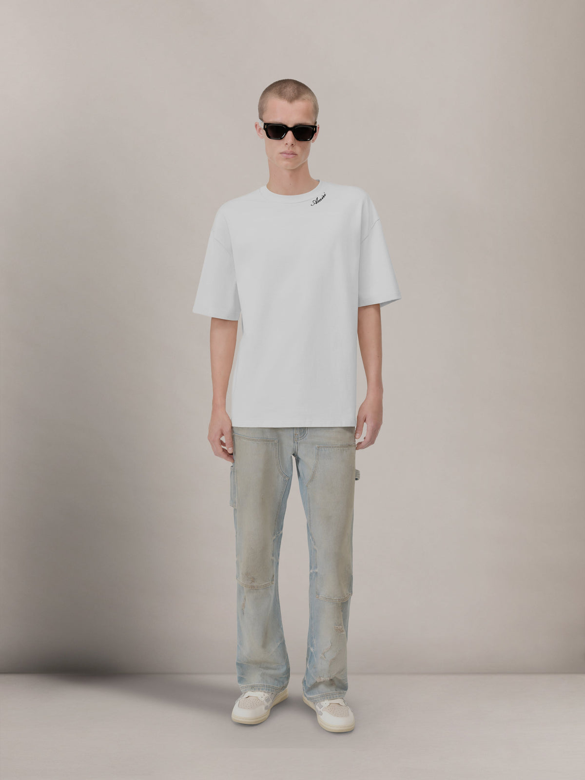 AMIRI SCRIPT TEE - White