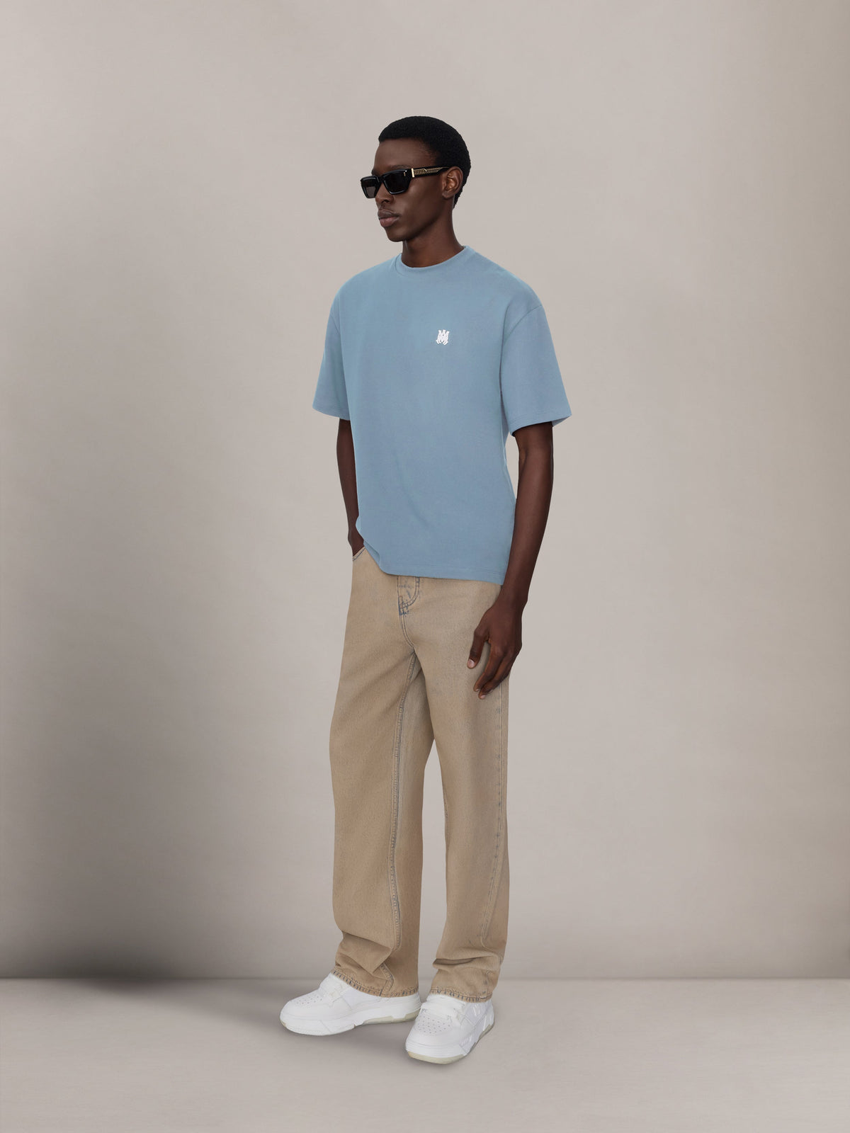 MA SKATER TEE - ASHLEY BLUE