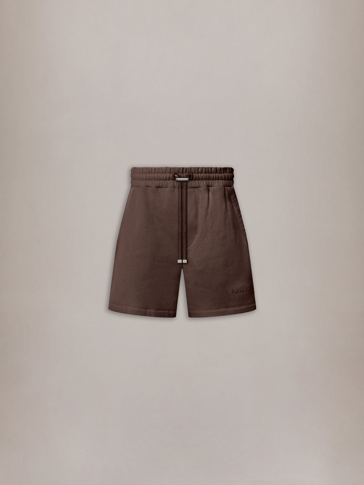 AMIRI EMBROIDERED SHORT - WALNUT BROWN