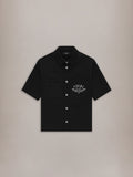 AMIRI ARTS DISTRICT CAMP SHIRT - BLACK