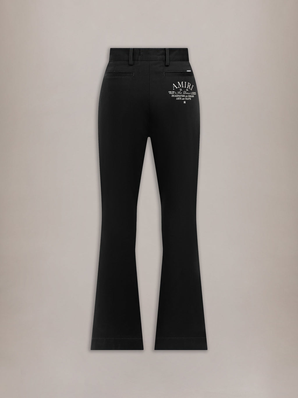 CHINO KICK FLARE - BLACK