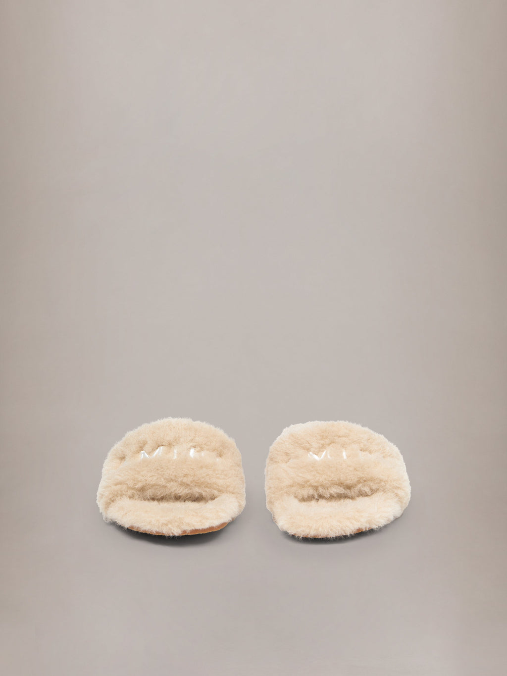 WOMEN - WOMEN'S AMIRI SHEARLING SLIDE - Natural