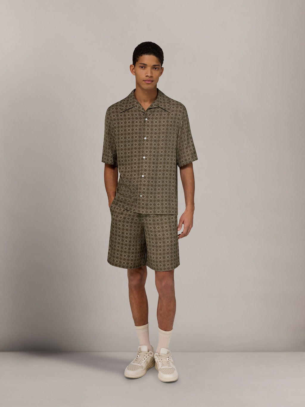 MA QUAD CAMP SHIRT - Thyme