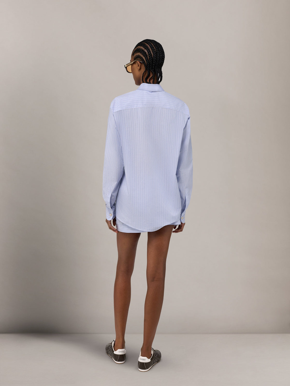 WOMEN - WOMEN'S STRIPED SHORT - Ashley Blue
