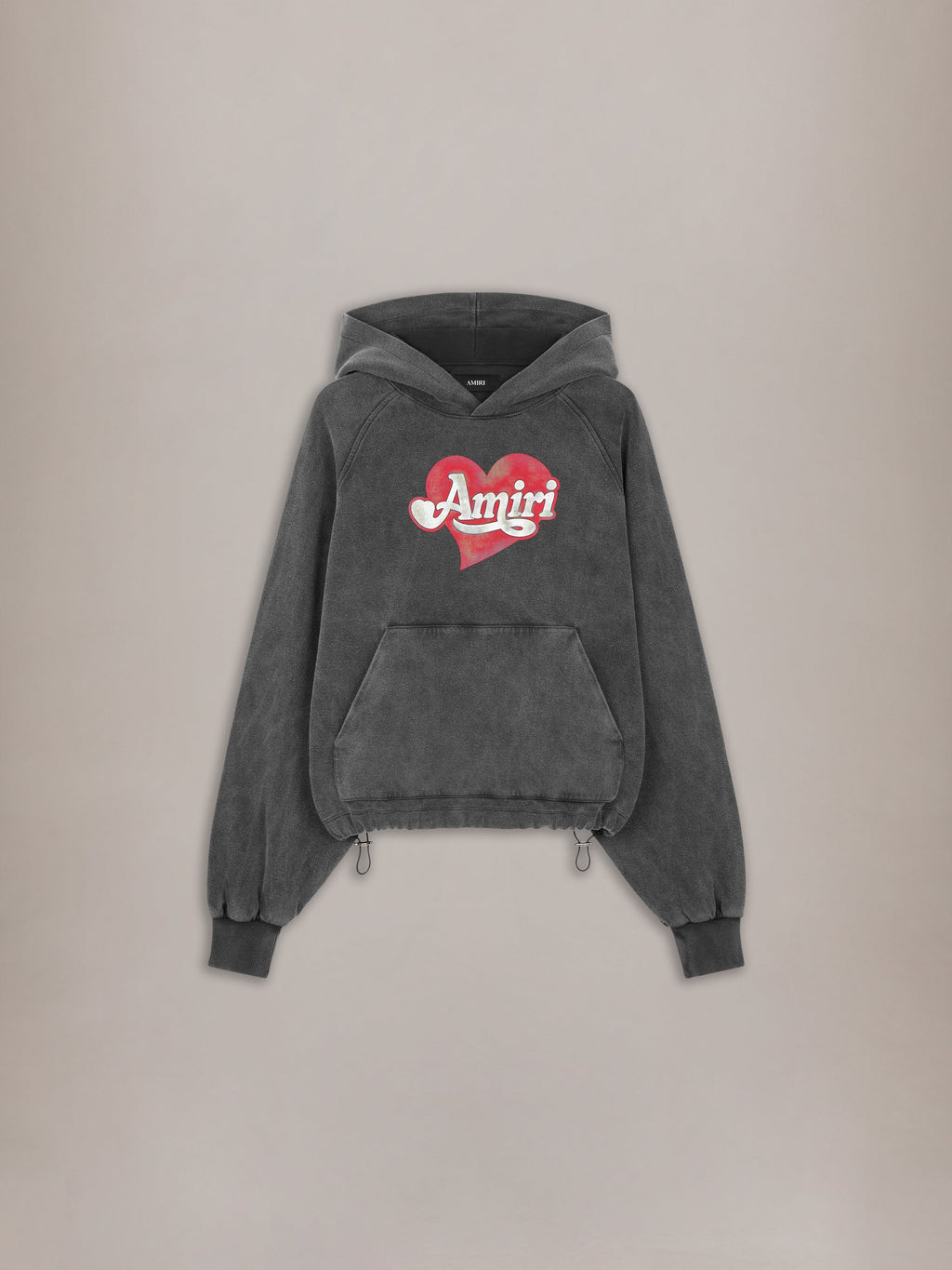 WOMEN - WOMEN'S AMIRI HEART HOODIE - Black