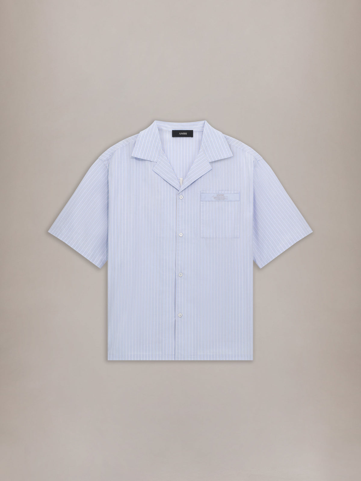AMIRI SPIRIT BOX CAMP SHIRT - Ashley Blue