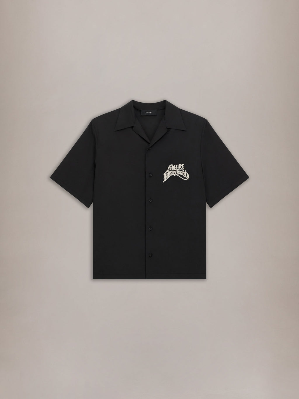 AMIRI HOLLYWOOD CAMP SHIRT - Black