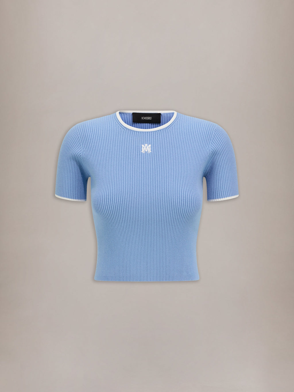 WOMEN - WOMEN'S MA RIB KNIT BABY TEE - Skyline Blue