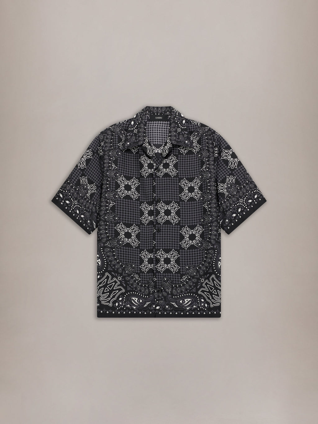 MA CHECK CAMP SHIRT - Black