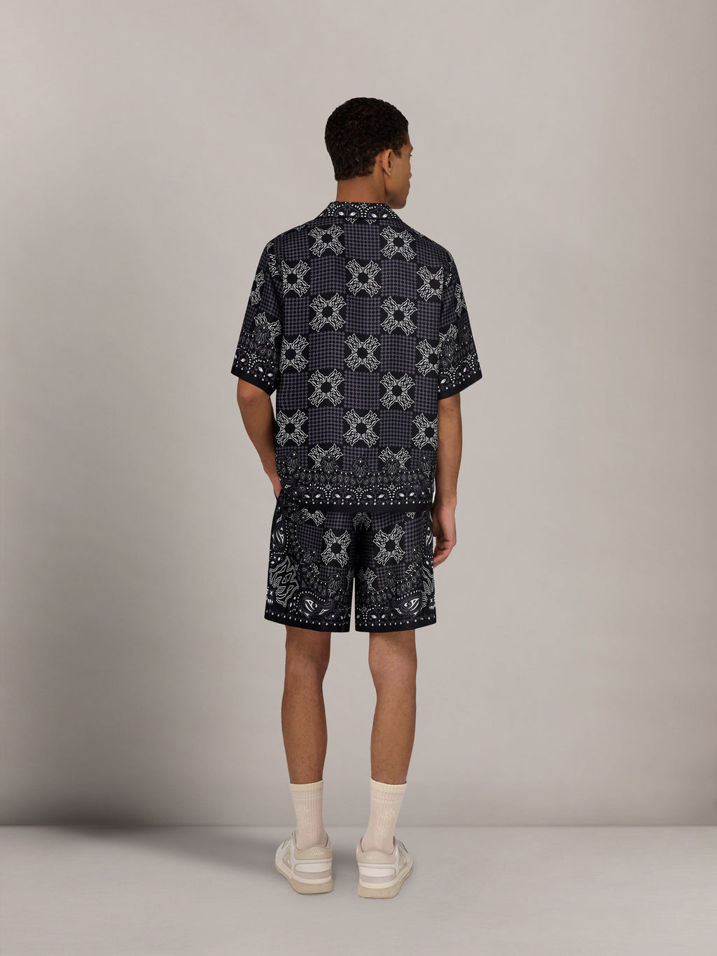 MA CHECK CAMP SHIRT - Black