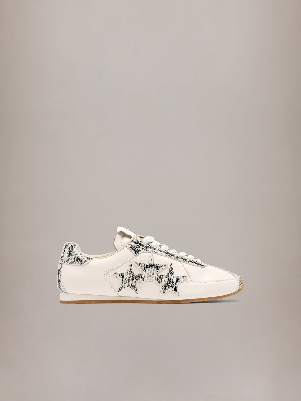 WOMEN - WOMEN'S LIZARD EMBOSSED PACIFIC FLAT - Alabaster