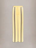WOMEN - WOMEN'S STRIPED PANT - Citrine
