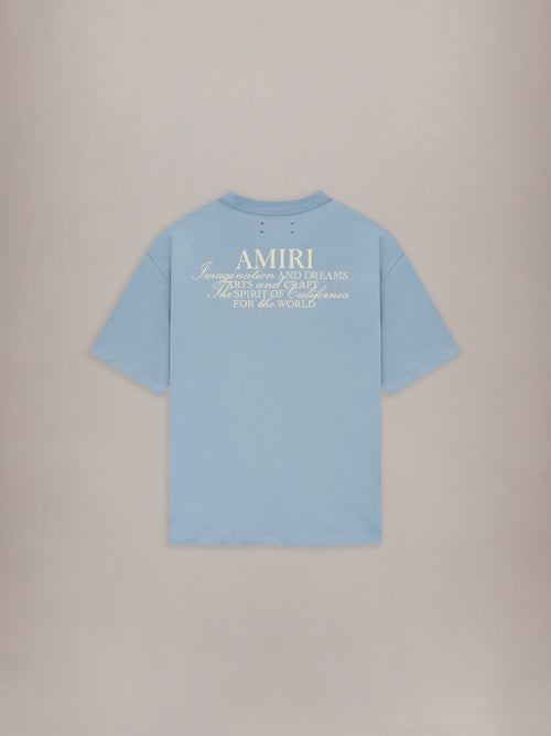 AMIRI SPIRIT TEE - Ashley Blue