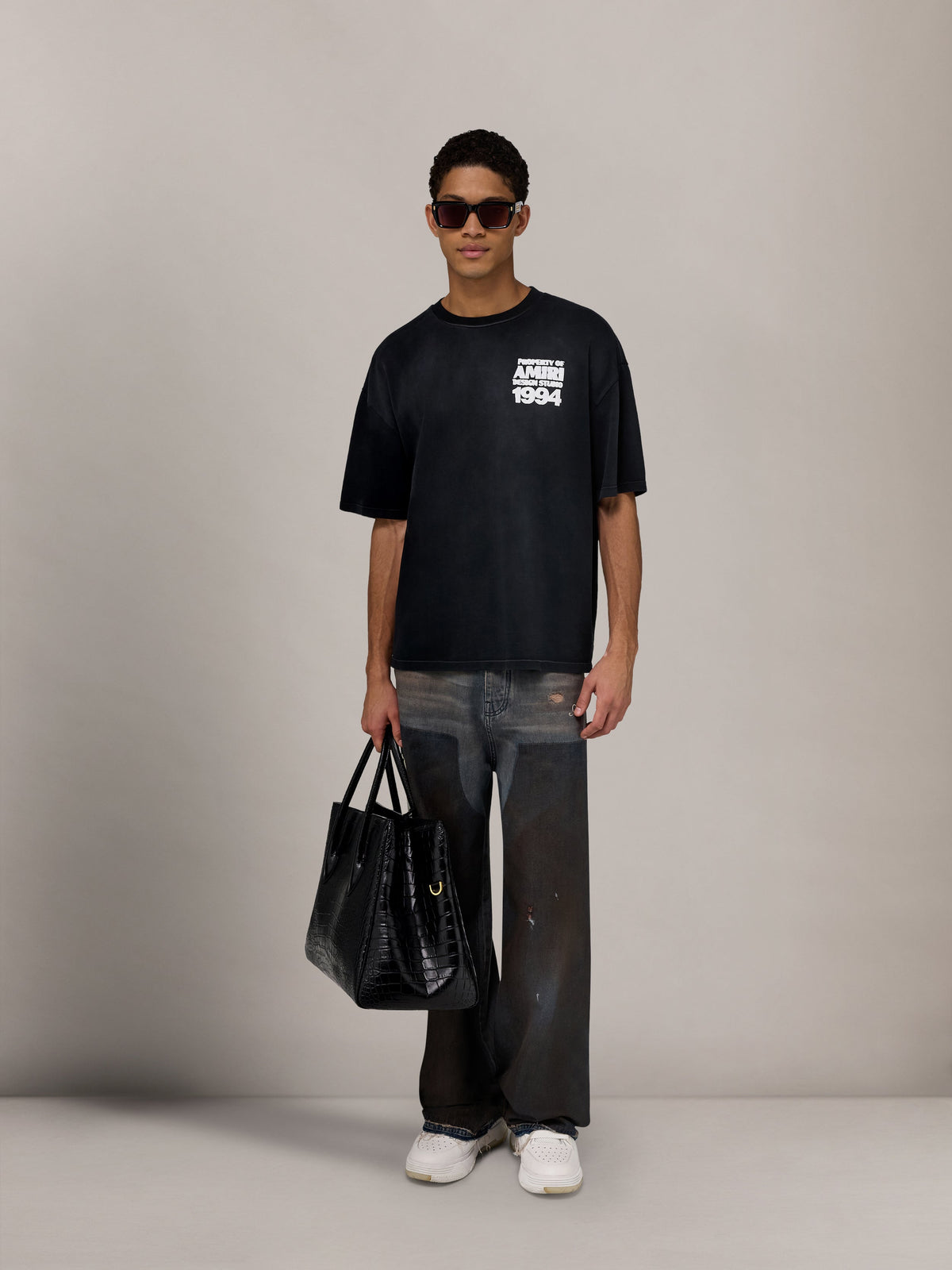 AMIRI 1994 OVERSIZED TEE - Black