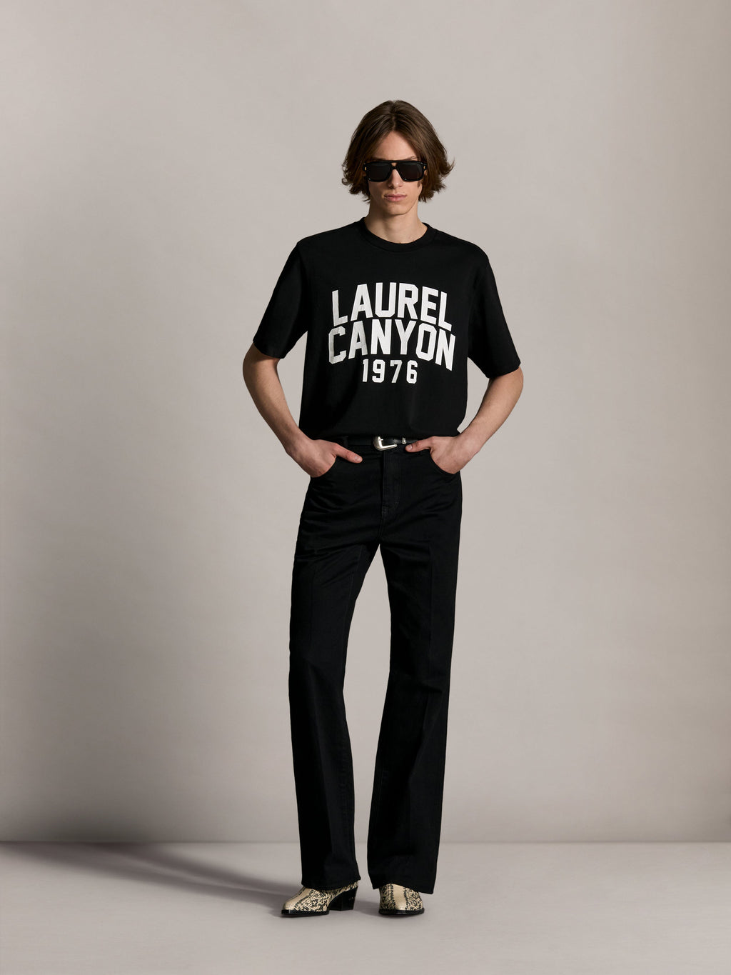 LAUREL CANYON TEE - Black