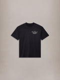 DREAMERS CHAIN STITCH OVERSIZED TEE - Black