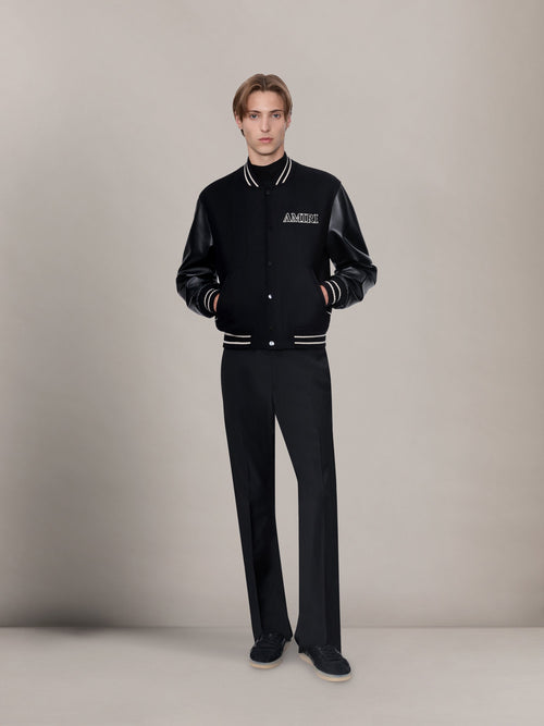 AMIRI VARSITY JACKET - BLACK