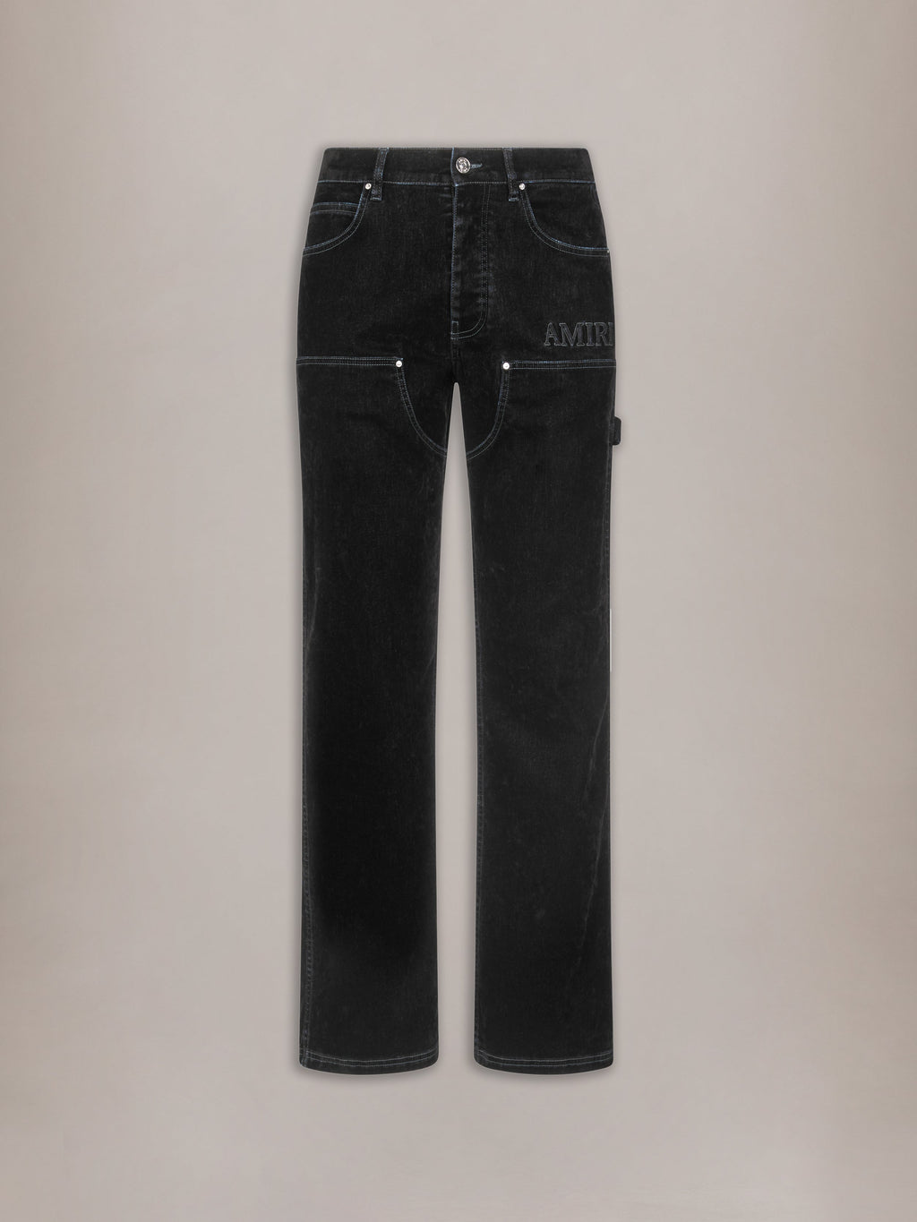 FLOCK DENIM CARPENTER JEAN - Black