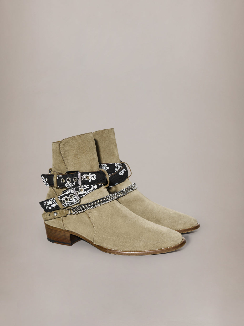 BANDANA BUCKLE BOOT - COGNAC
