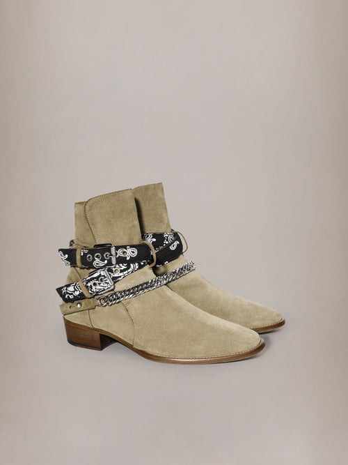 BANDANA BUCKLE BOOT - COGNAC