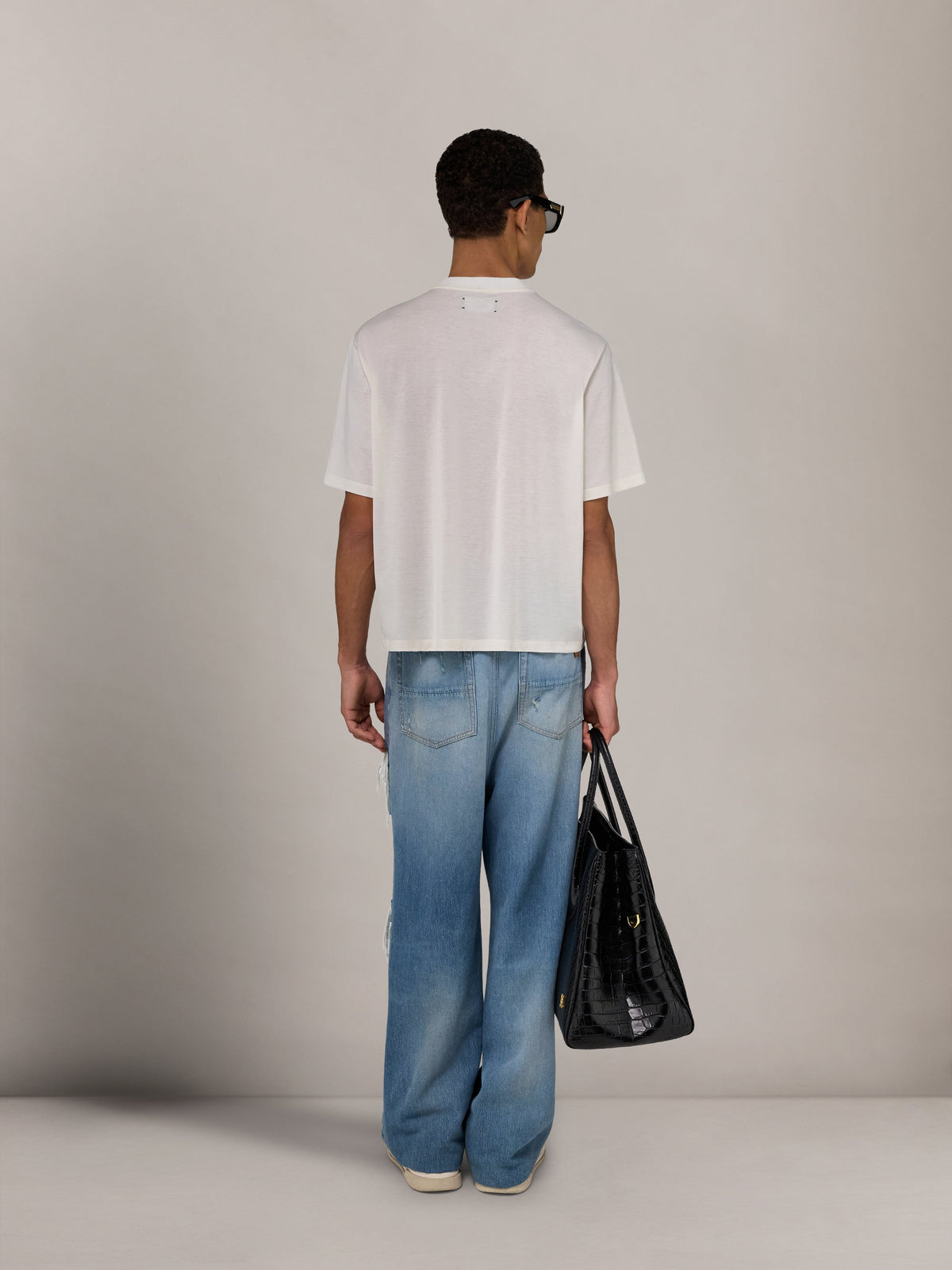 SOUTH CALI BOX TEE - Ivory