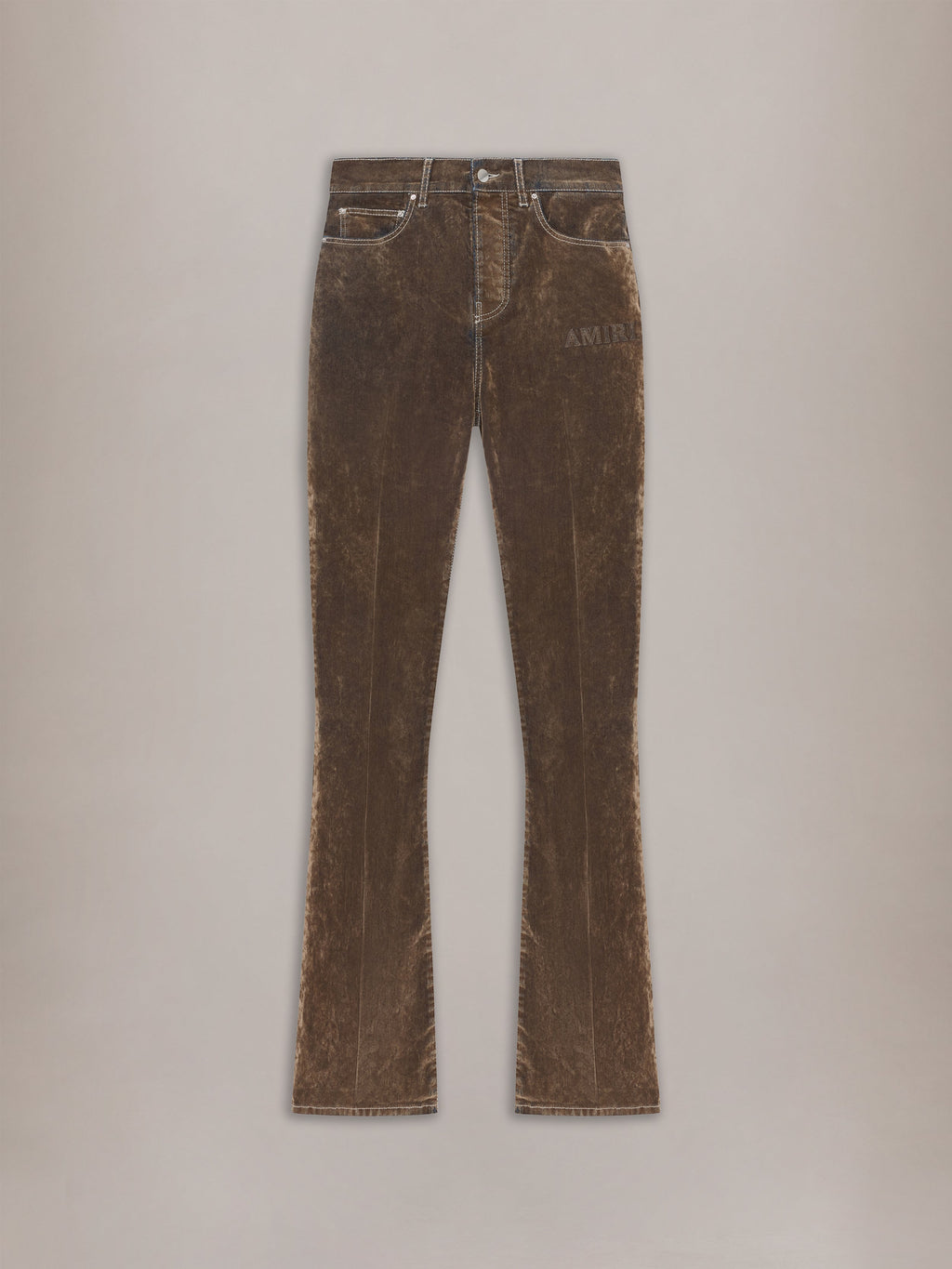 VELVET FLARE JEAN - TAN