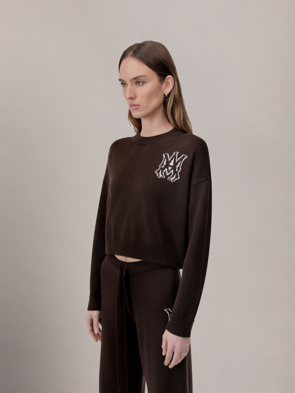 WOMEN - WOMEN'S MA CREW - CHOCOLATE