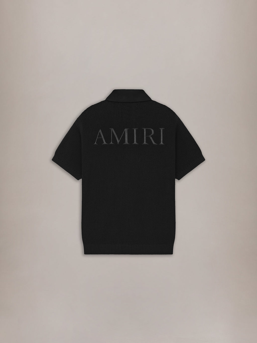 AMIRI CROCHET MESH SHIRT - Black